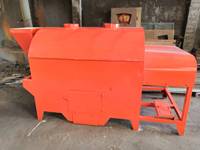 Machine à frire rotative commerciale 3 kW à charbon de bois, capacité élevée 800 kg/h, pour rôtir les noix, le sésame, les arachides, les noix de Grenoble, les amandes HJ-37 - Offre Spéciale