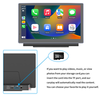 Maustor Date 7 pouces IPS Écran Tactile Portable Lecteur dvd De Voiture Sans Fil Carplay Android Auto avec BT/FM/TF Carte Fonction