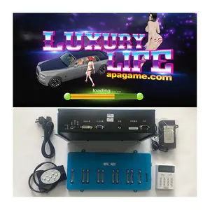 Nieuw Ontwerp 10-Game L-Luxe Leven Muntbediende Visjager Machine Dame Vis Schat L-Luxe Leven Spel Moederbord Kit