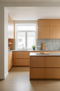 Gabinetes <span class=keywords><strong>de</strong></span> <span class=keywords><strong>Cocina</strong></span> <span class=keywords><strong>Modernos</strong></span> <span class=keywords><strong>de</strong></span> Estilo Antiguo, Sin Tiradores, <span class=keywords><strong>de</strong></span> Primera Calidad, Madera <span class=keywords><strong>de</strong></span> Nogal, Contrachapado, Encimera <span class=keywords><strong>de</strong></span> Mármol, Revestimiento Integrado, <span class=keywords><strong>Electrodomésticos</strong></span> Integrados - Product Image 4