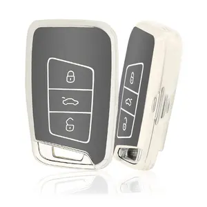 新款TPU汽车钥匙包，适用于大众帕萨特B8迈腾斯柯达卓越A7科迪亚克座椅外壳Fob