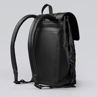 Mode Männer Frauen lässig Geschäfts reise Teenager College Daypack Rucksack wasserdicht Roll Up Roll Top Leder Laptop Rucksack