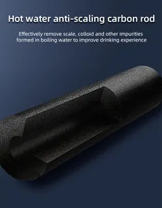Aktif karbon blok ile evrensel 10 inç aktif karbon blok filtre kartuş hindistan cevizi kabuğu su filtresi