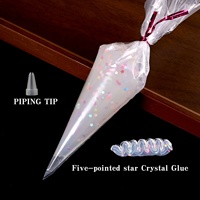 Colle à paillettes en forme de cœur évidé, non toxique et écologique, pour projets DIY délicats comme les coques de téléphone