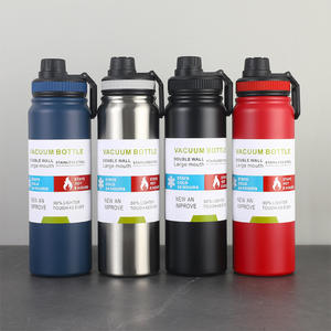 Red Vacuum <b>Bottle</b> 600ML 800ML 1000ML Double Wall Stainless Steel Large Mouth Insulated Sports <b>Water</b> <b>Bottle</b> - Product Image 5