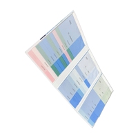 Carnet d'échantillons en papier kraft gaufré PP de qualité supérieure avec logo personnalisé