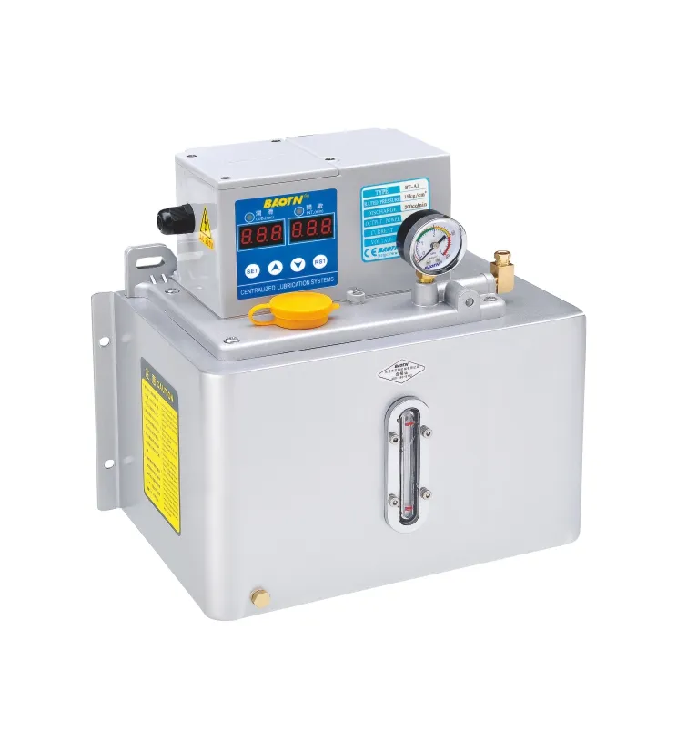 Sistema di lubrificazione centrale automatico Baotn pompa di lubrificazione a olio sottile intermittente con Display digitale