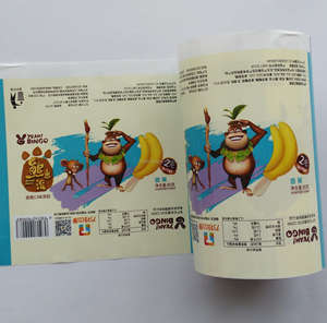 Fabrication d'emballage alimentaire en plastique métallisé mylar aluminium rouleau de film pour emballage de crème glacée en poudre biscuits - Product Image 5