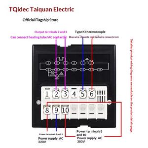 Contrôleur de température à affichage numérique pour four TEL96-9001-K TEL96-9001 Fabricant Fournisseur Prix Vendeur Prestataire - Product Image 3