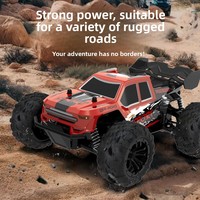 Voiture télécommandée grande taille haute vitesse 4x4 tout-terrain, véhicule de course et de drift à grandes roues, camion électrique RC jouet
