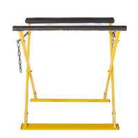 Support professionnel en acier robuste de 600 lb (270 kg) pour panneaux, chevalet d'atelier pour la préparation et la peinture des panneaux de porte de voiture