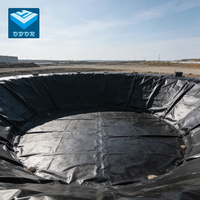 Bâche de réservoir d'eau potable en géomembrane HDPE pour le stockage d'eau potable, certifiée NSF 61 ANSI, options de couleur bleu et noir