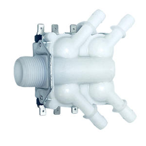 Válvula solenoide Richain Renqi de 4 vías, 1 entrada y 3 salidas, eléctrica, de plástico, para control de flujo de agua, para piezas de cafeteras. - Product Image 4