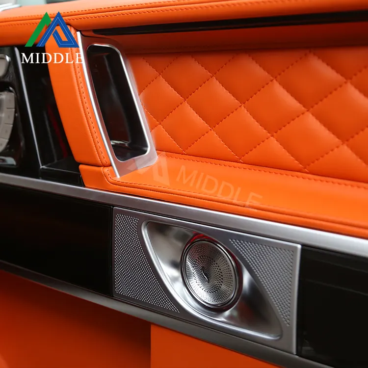 กลางยอดนิยมสดใส 2002-2018 สีส้มG Wagonอุปกรณ์ตกแต่งภายในอัพเกรดสําหรับMercedes-Benz W463 To W464