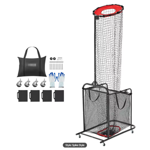 Pallavolo Setter attrezzature allenamento pallavolo impostazione allenatore pallavolo Setter rete con 2 bersaglio cerchio misura 5 angolo - Product Image 6