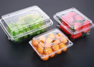 Caja de Plástico Desechable para Postres, <span class=keywords><strong>Venta</strong></span> al por Mayor, Transparente, Biodegradable, de Calidad Competitiva, Contenedor para Alimentos con Tapa - Product Image 4