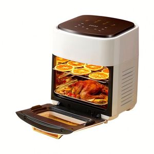 Four à vapeur numérique intelligent en acier inoxydable 10L 12L 15L avec fonction friteuse à air et grille-pain, visible et sans huile - Product Image 3