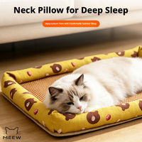 Tapis rafraîchissant d'été pour animaux de compagnie, respirant, pour chats et chiens de taille moyenne, coussin rafraîchissant pour cage à chien