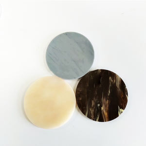 Sottobicchieri per bevande rotondi in acrilico personalizzati per feste di nozze all'ingrosso personalizzati Glitter Flash sottobicchieri in marmo artificiale Mat - Product Image 2