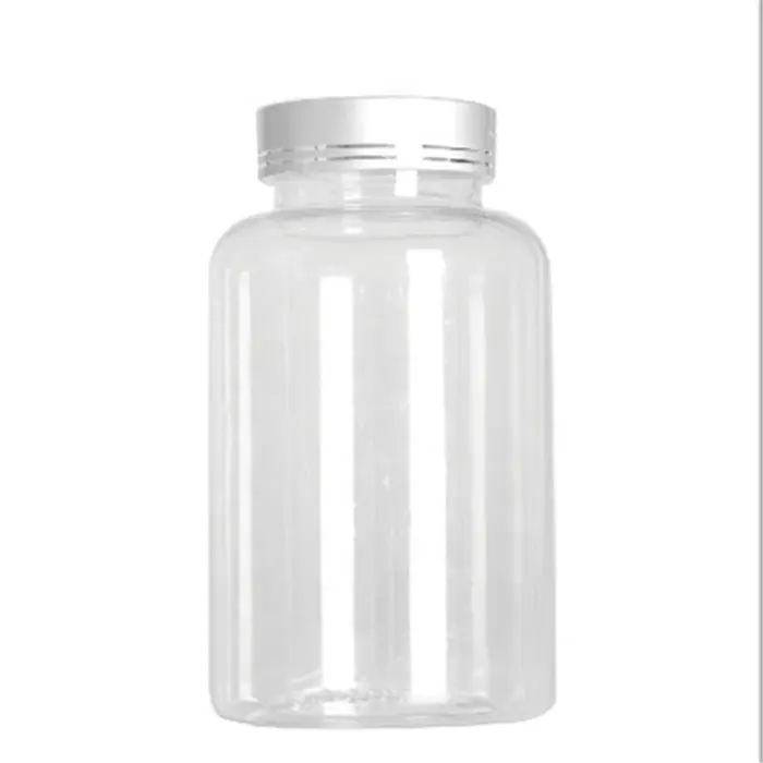 Plastic bottles for medicine 300 ml tablet capsule bottle with safe caps