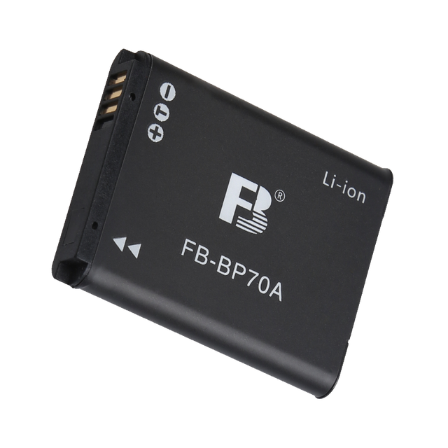 Blackshark Stock Rechargeable Li-ion Digital Battery FB BP 70A for Samsung ES65 ES70 ST60 PL120 MV800 5X Camera