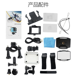 กล้องแอคชั่น 4K จอคู่ กันน้ำลึก 30 เมตร สำหรับดำน้ำและขี่มอเตอร์ไซค์ - Product Image 3