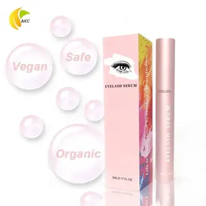 Natural Thick Fast Cosmetics Manufacturers Eye Lash Eyebrow Enhancer Serum Growth Liquid OEM Oil Free Eyelash Enhancer