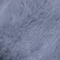 Tapis de sol en fourrure de lapin doux et moelleux de couleur unie pour la décoration de la chambre et de la salle de bain, absorbant l'eau et antidérapant