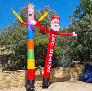 Zhenmei Tubo Inflable al Aire Libre Hombre Bailarina de Aire Nuevo Diseño Ondeando Payaso Publicidad Globo <span class=keywords><strong>con</strong></span> Logo Incluye Soplador de Aire - Product Image 4