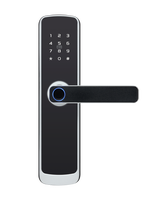 Cerradura de Puerta LOCKAI K7 de Aleación de Aluminio y Madera, Desbloqueo por Huella Dactilar, Tarjeta, Contraseña, Código, a través de Wi-Fi/Almacenamiento en la Nube