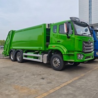 Camion Compacteur de Déchets Électrique d'Occasion Howo 6x4 de Bonne Qualité avec Système Hydraulique 20cbm 21cbm 22cbm Prix