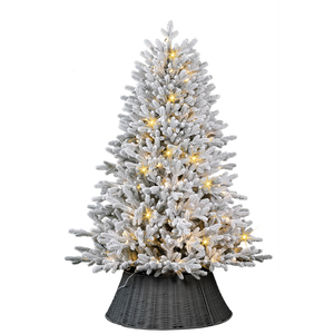 Encryption Pure PE Snow-Flocked Fireproof Odorless Artificial Christmas <b>Tree</b> String <b>Lights</b> Warm White Environmental - Product Image 5
