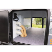 Camping-car de luxe remorquable avec climatisation et éclairage LED pour les voyages en famille