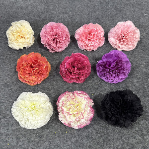 Artificial Carnation <b>Flower</b> Headpiece <b>Silk</b> <b>Flower</b> Wedding Decor Handmade Hairpin Props - Product Image 2