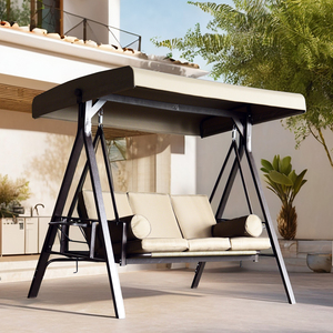 Di alta qualità in ferro battuto in acciaio esterno altalena sedia con baldacchino per <span class=keywords><strong>balcone</strong></span> spiaggia o mobili <span class=keywords><strong>da</strong></span> giardino - Product Image 2