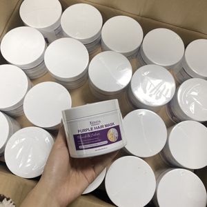 OEM 250ml masque capillaire de marque privée nourrissant hydratant <span class=keywords><strong>blond</strong></span> violet kératine naturelle et crème aux herbes biologiques pour la réparation des cheveux - Product Image 1