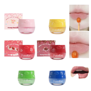 Baume à lèvres hydratant et <span class=keywords><strong>masque</strong></span> pour les lèvres à marque privée, très vendu, infusé au <span class=keywords><strong>miel</strong></span> et au <span class=keywords><strong>sucre</strong></span>, soin des lèvres, huile brillante pour hommes et femmes, atténue les ridules - Product Image 1