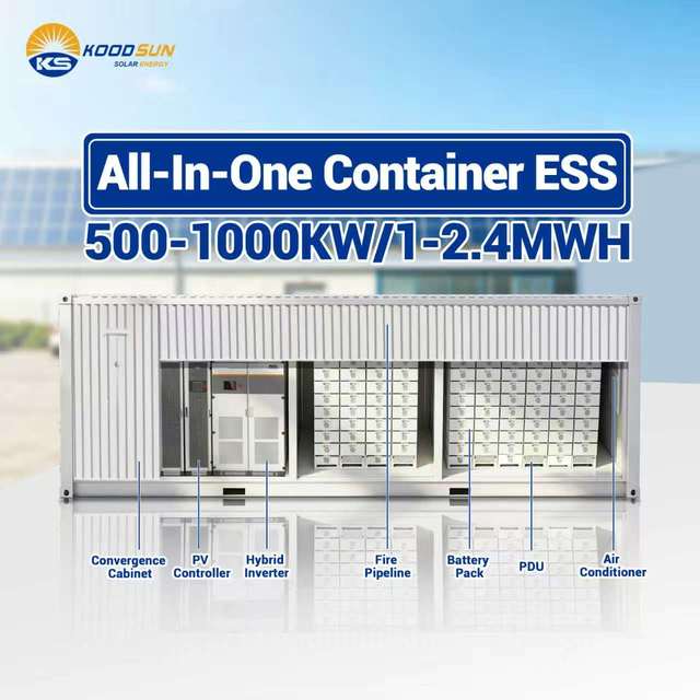 500kWh 1MWh Battery Container Energy Storage System for Factory Industrial Use Solar BESS All in One Outdoor Solution