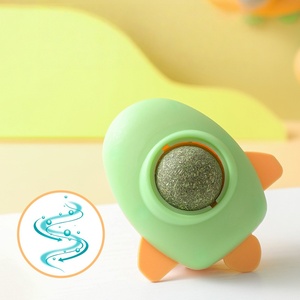 2023 nouveau <span class=keywords><strong>chat</strong></span> cataire jouet soucoupe volante fusée tourne cataire balles lécher <span class=keywords><strong>chat</strong></span> jouets - Product Image 2