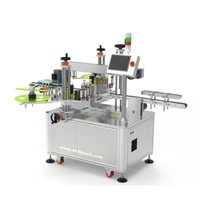 Fabrication automatique haut et bas pour boîte carrée en plastique boxCarton étiqueteuse autocollant inviolable étiqueteuse
