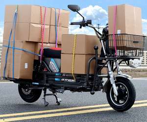 Motocicleta Eléctrica <span class=keywords><strong>de</strong></span> Reparto Load King <span class=keywords><strong>Serie</strong></span> 01 Clásica 72V 50Ah 1500W Freno <span class=keywords><strong>de</strong></span> Disco para Carga Pesada <span class=keywords><strong>de</strong></span> 300 kg - Product Image 1