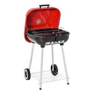 Gril à charbon portable réglable pique-nique Camping barbecue gril cuisson gril à charbon de bois fait <span class=keywords><strong>maison</strong></span> - Product Image 6