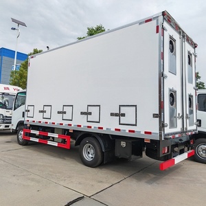 Camión para pollitos ISUZU KV600 4*2, venta directa de fábrica, camión de reparto de pollitos 4x2 de 14,000 unidades, camión refrigerado para ganado - Product Image 4