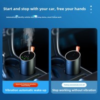 Haut de gamme automatique pulvérisation aromathérapie diffuseur intelligent intérieur bureau bureau voiture parfum pour voiture ménage 10ml métal huile essentielle