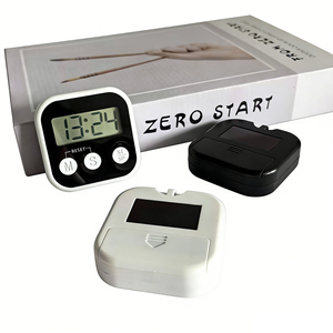 มัลติฟังก์ชั่นอิเล็กทรอนิกส์ LCD นาฬิกา<span class=keywords><strong>จับเวลา</strong></span>ทำอาหารในครัว ฐานแม่เหล็ก แบตเตอรี่เอเอ็นเอเอ นาฬิกาปลุกนักเรียนแบบพกพาเป็นมิตรกับสิ่งแวดล้อม - Product Image 6