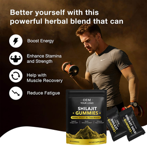 Permen Jeli Shilajit Emas Label Pribadi Grosir, Meningkatkan Energi, Mendukung Imunitas, Berbagai Mineral, Asam Fulvat, Resin Shilajit - Product Image 5