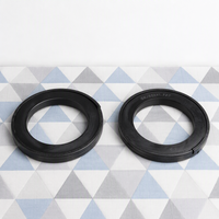 INDEL Dichtungssatz für Baggerkolbenzylinder, 50 MPa, Schwarz, Ok Pump Machine O-Ring, NBR, POM, Polyurethan