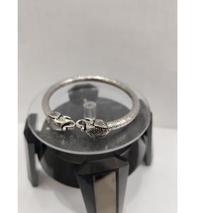 Handcrafted <b>Silver</b> Plated Oxidised Charm <b>Bracelet</b> for <b>Men</b> Women Intricate Traditional Detailing Trendy Design for Gift Occasion - Product Image 6