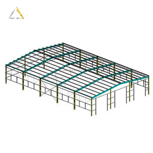 Grille, entrepôt préfabriqué, maison de travail en acier, Structure de toit métallique, bâtiment industriel, entrepôt d'avion, à vendre - Product Image 4