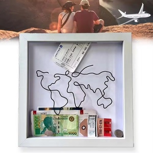 Tùy Chỉnh Mô Hình Phiêu Lưu Trữ Du Lịch Hộp Bóng, Vé Hộp Bóng Với Khe Cắm, Tiền Hộp Bộ Nhớ Hộp Lưu Niệm Vui Du Lịch Hộp - Product Image 2
